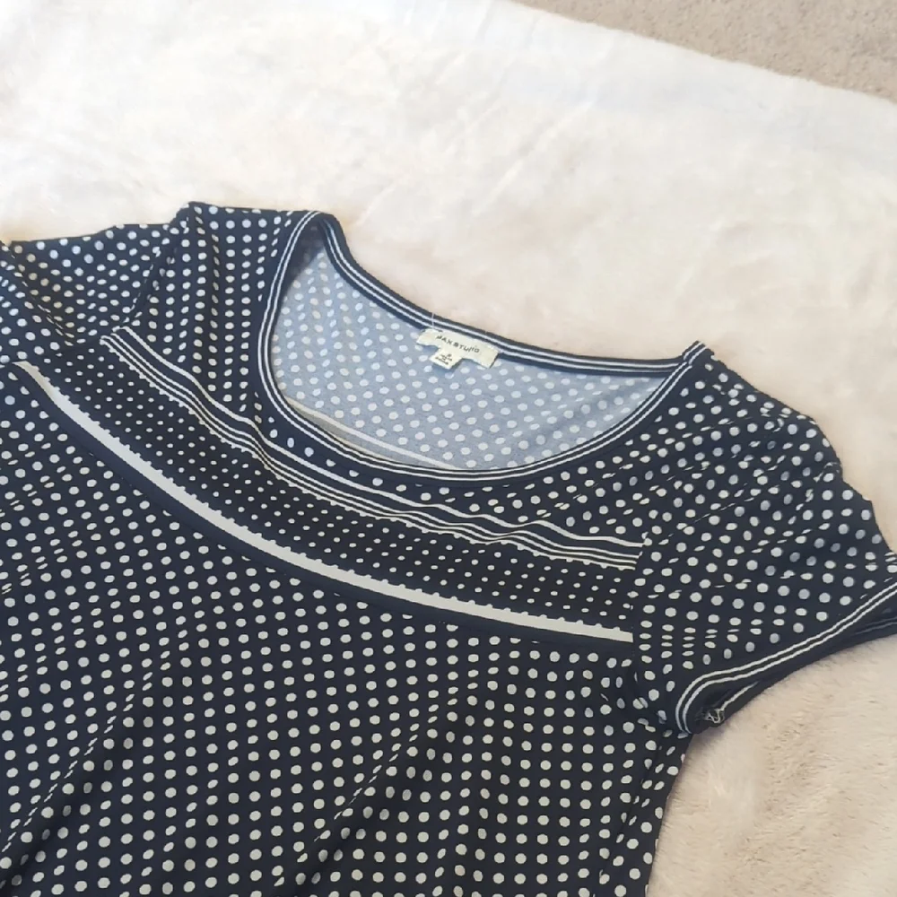 Max Studio Polka Dot Top - Picture 3 of 4